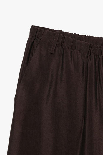 Pantalone Vita Elasticizzata Donna Marrone - 3
