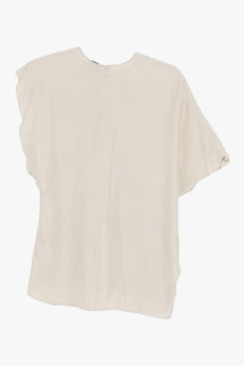 Blusa Asimmetrica Donna Bianco - 3