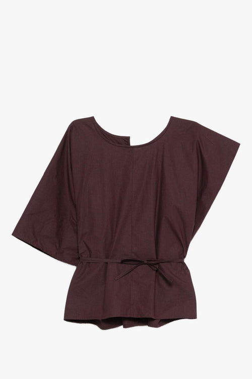 Top Viola Donna con Cintura