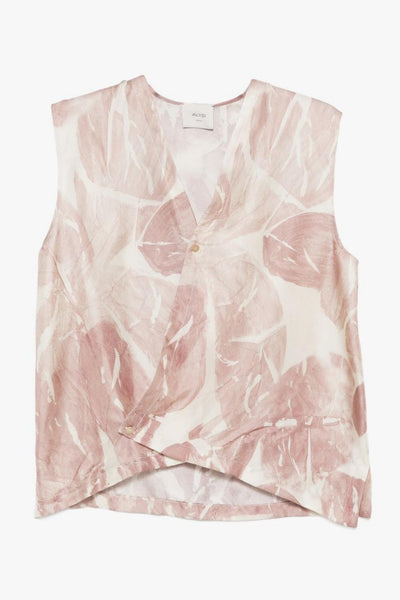 Gilet Stampato Donna Rosa