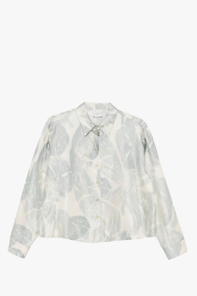 Camicia Stampata Donna Azzurro