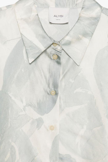 Camicia Stampata Donna Azzurro - 3