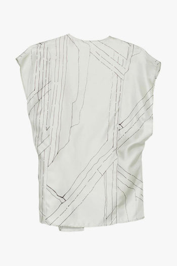 Blusa Stampata Donna Verde - 2
