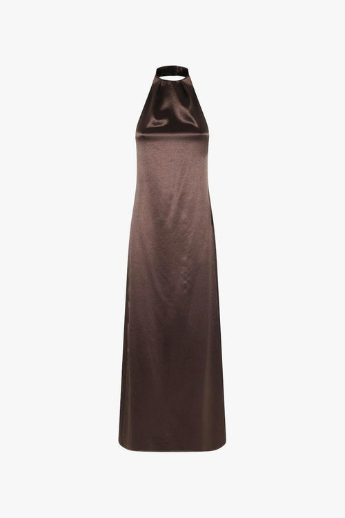 Abito Marrone Donna Lungo
