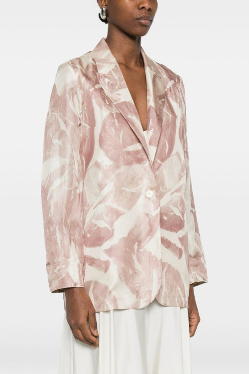 Giacca Rosa Donna Floreale