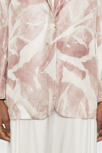 Giacca Rosa Donna Floreale - 4