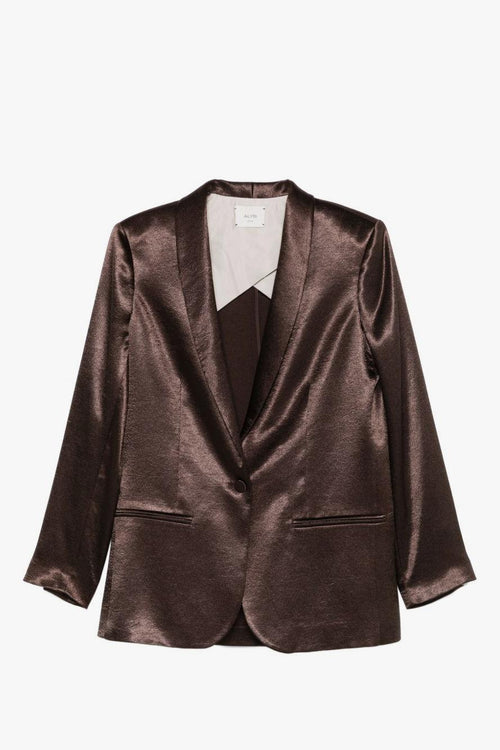 Giacca Raso Donna Marrone