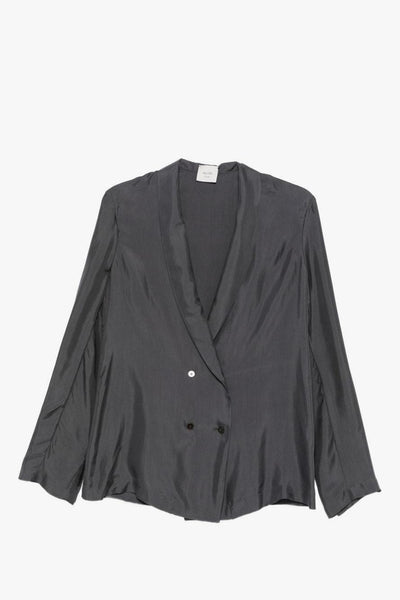 Blazer Doppiopetto Donna Grigio