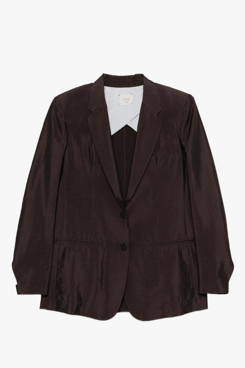 Giacca Monopetto Donna Marrone