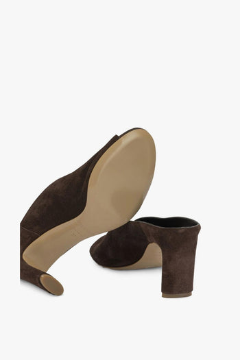 Scarpe Sabot Donna Marrone - 5