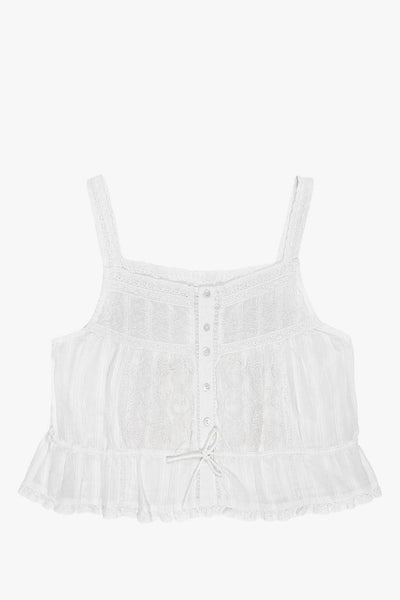 Top Constanza Donna Bianco