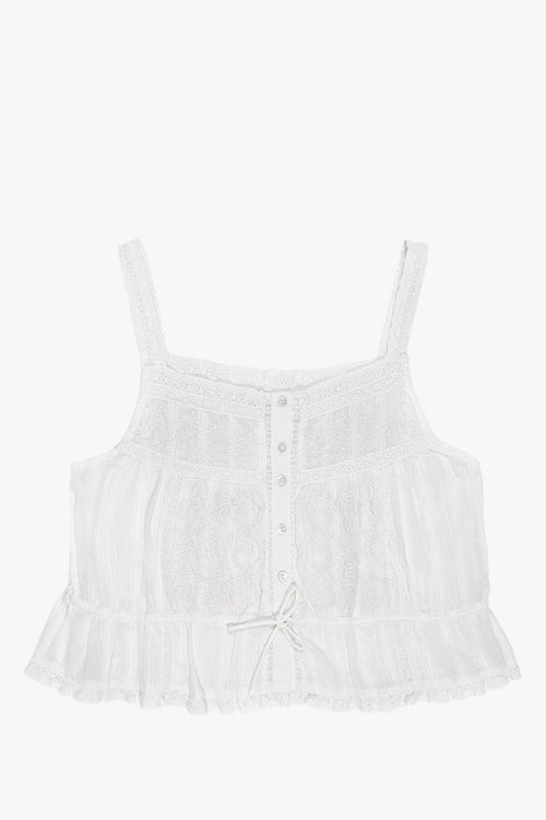 Top Constanza Donna Bianco