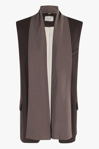 Gilet Marrone Donna