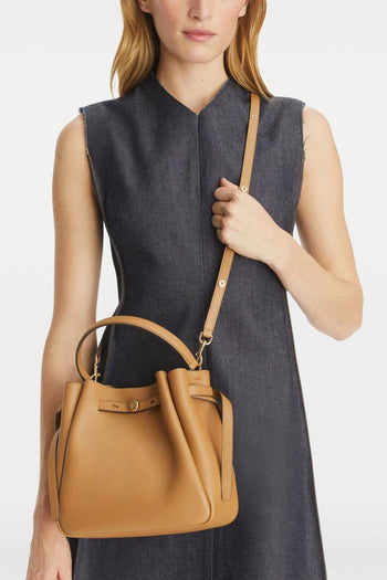 Borsa Marrone Donna Romy a Secchiello - 2