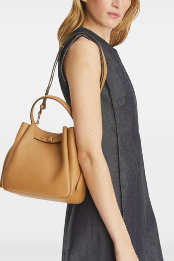 Borsa Marrone Donna Romy a Secchiello - 3