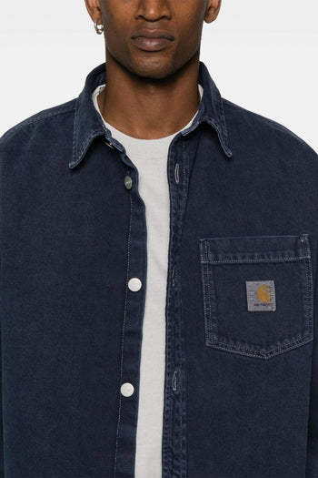 Camicia Blu Uomo Denim - 4