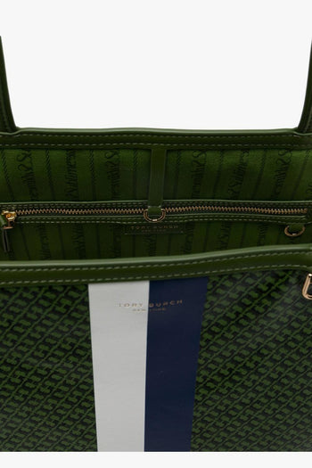 Borsa Verde Donna Racer Tote - 5