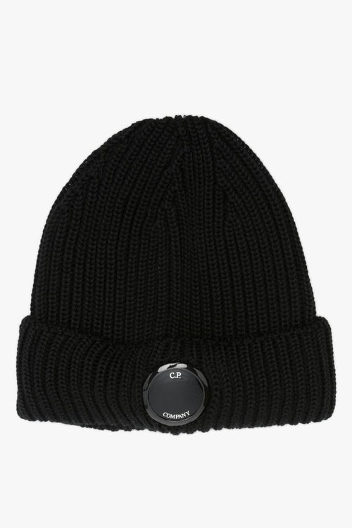 Cappello Nero Uomo con applicazione