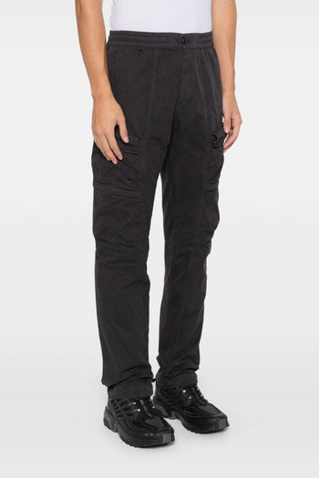 Pantalone Nero Uomo Cargo Microreps - 5