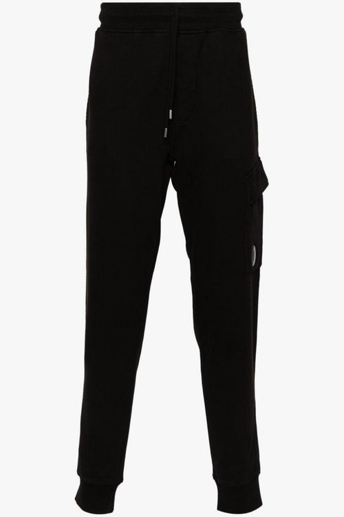 Pantalone Nero Uomo sportivi Lens affusolati