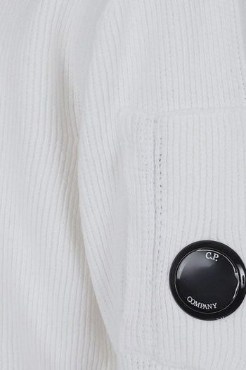 Maglia Bianco Uomo Applicazione Lens - 4