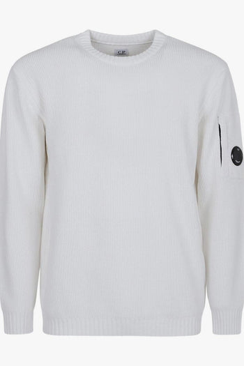 Maglia Bianco Uomo Applicazione Lens - 5