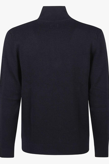Maglia Blu Uomo Mezza Zip - 2