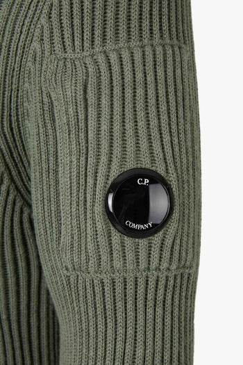 Maglia Uomo Verde Collo Alto - 4