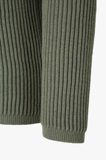 Maglia Uomo Verde Collo Alto - 5