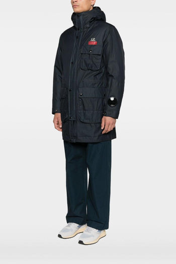 Giubbotto Blu Uomo Dettaglio Lente - 2