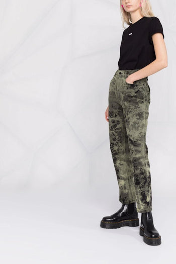 T-shirt Nero Donna Micro Logo - 4