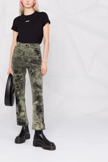 T-shirt Nero Donna Micro Logo - 2