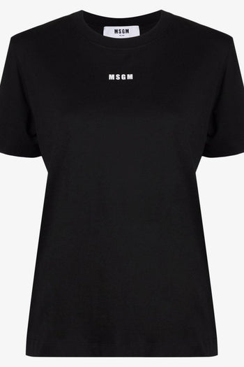 T-shirt Nero Donna Micro Logo - 6
