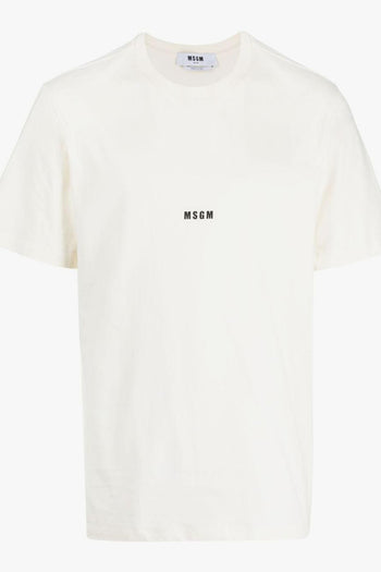 T-shirt Bianco Uomo Micro Logo - 5