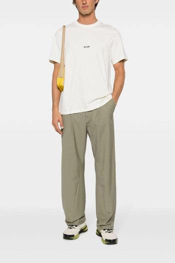 T-shirt Bianco Uomo Micro Logo - 2