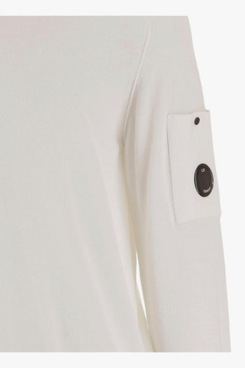 Maglia Bianco Uomo Girocollo - 4