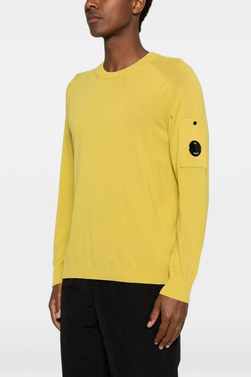 Maglia Scollo Tondo Uomo Giallo