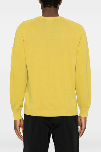 Maglia Scollo Tondo Uomo Giallo - 3