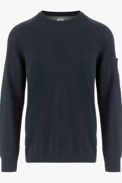 Maglia Blu Uomo Girocollo