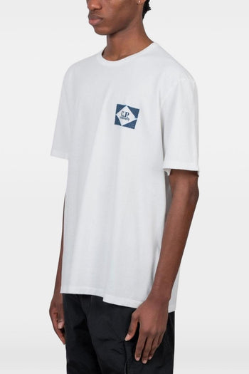 T-shirt Bianco Uomo Stampa Posteriore - 2