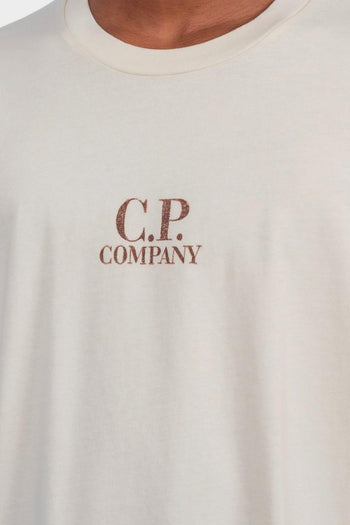 T-shirt Stampa Posteriore Uomo Beige - 4