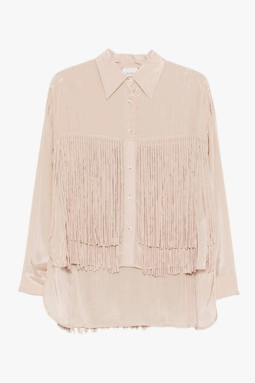 Camicia Sfrangiata Donna Rosa