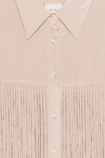 Camicia Sfrangiata Donna Rosa - 3