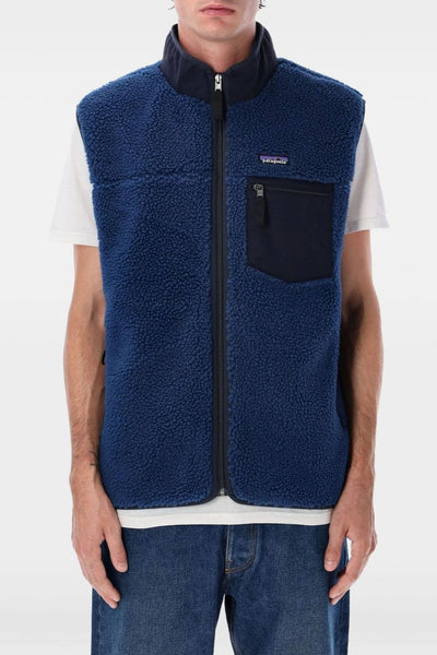 Gilet Blu Uomo Retro-X