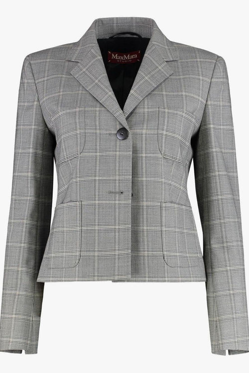 Giacca Grigio Donna a Quadri