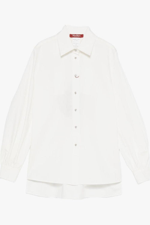 Camicia Bianco Donna con Cut Out