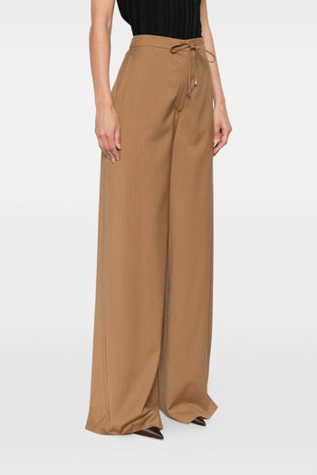 Pantalone Marrone Donna con Coulisse - 4