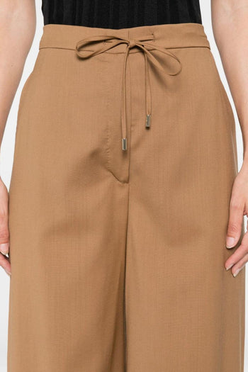 Pantalone Marrone Donna con Coulisse - 5