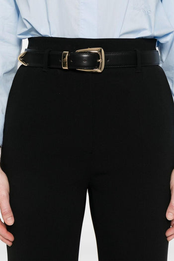 Pantalone Nero Donna a Vita Alta - 2