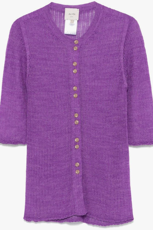 Cardigan Viola Donna